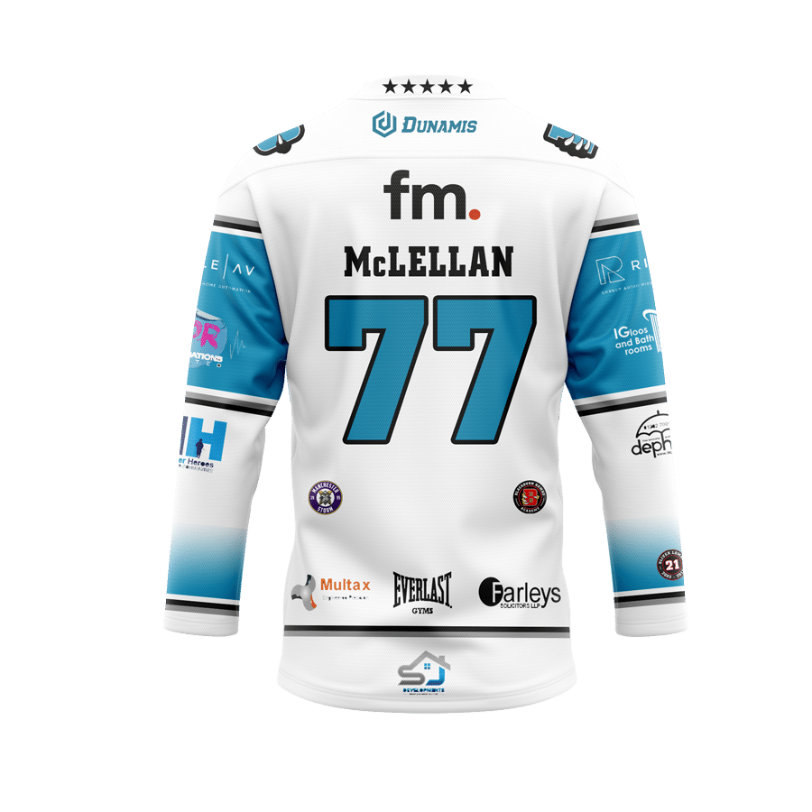 77 McLellan Jersey Sponsorship Blue Jersey Hawks Store